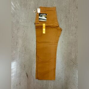 Carhartt BO1 BRN Double Knee Canvas Work Union USA 46X32  Dungaree Fit